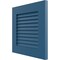 Ekena Millwork 12"W x 12"H True Fit PVC Louver Shutters Sample, Sojourn Blue SAMPLE-TFPLVHB - alternate 3